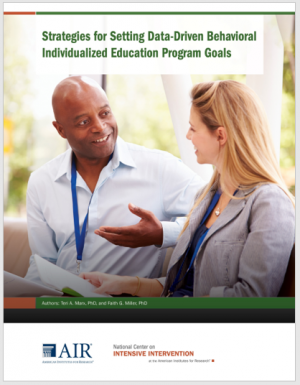 Strategies for Setting Data-Driven Behavioral Individualized Education Program Goals